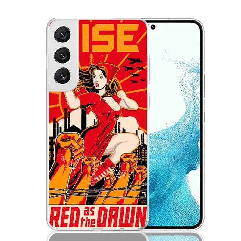 Винтажный чехол для телефона в стиле СССР для Samsung Galaxy S26 S25 Edge S24 S23 FE S22 Ultra S21 Plus S20 + Fundas Cover Coque (art.: 3920d89eed3e8) - 3920d89eed3e8