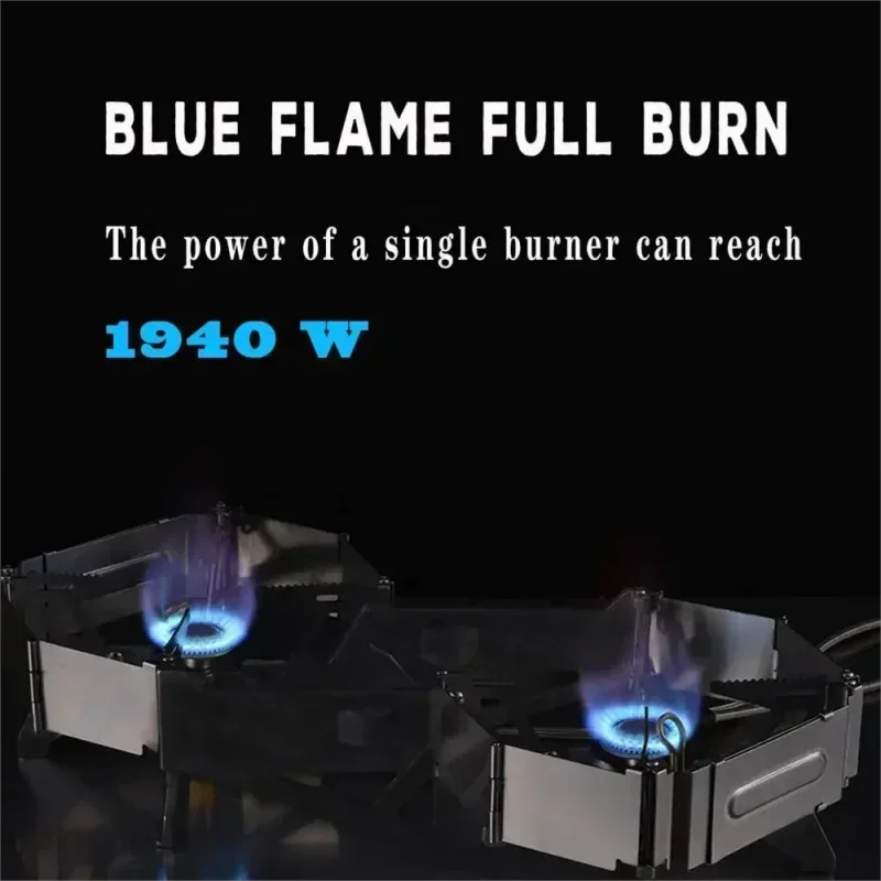 BRS-32 Сверхлегкая плита с двойной головкой для путешествий на открытом воздухе