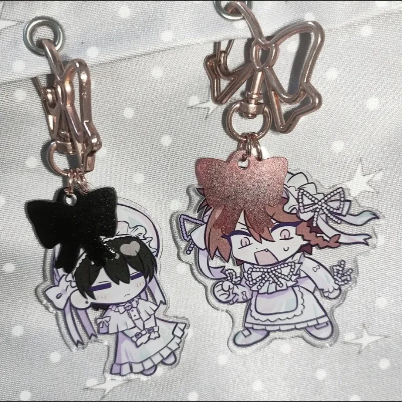 Фото База Маруде ​   Брелок для ключей Zeno White Dress Ver Anime, акриловый брелок Maeno Aki, брелок Togino Haru, подвеска для женской сумки, украшение №1