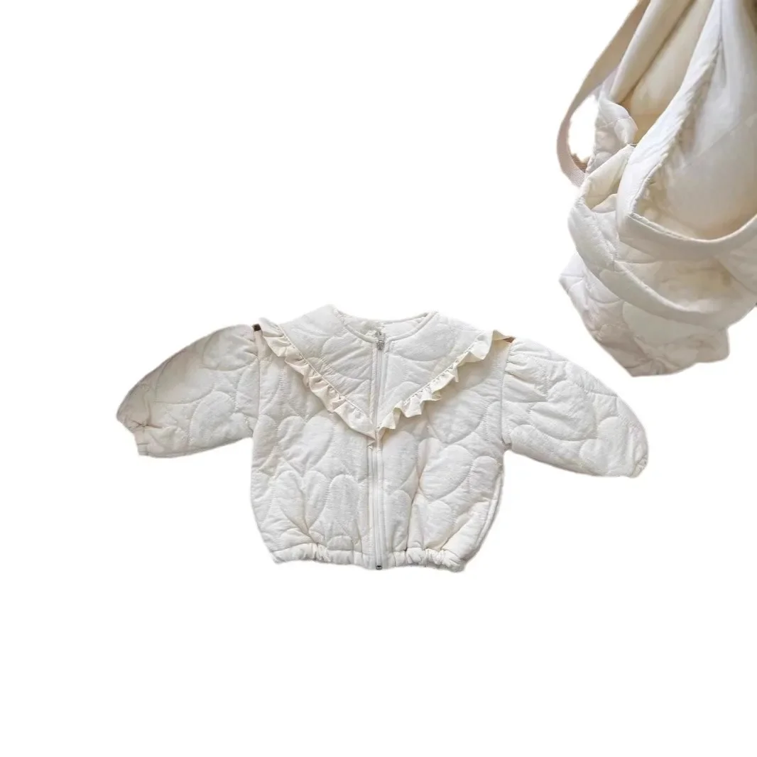 Детская осенне-зимняя куртка INS в корейском стиле легкое хлопковое пальто на