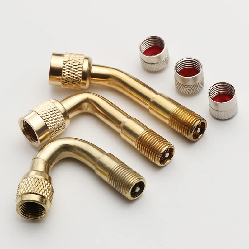 

45/90/135 Degree Air Tyre Valves For Truck Motorcycle Cycling Accessories Adapter Car Valve Extension Stem Brass High qualit