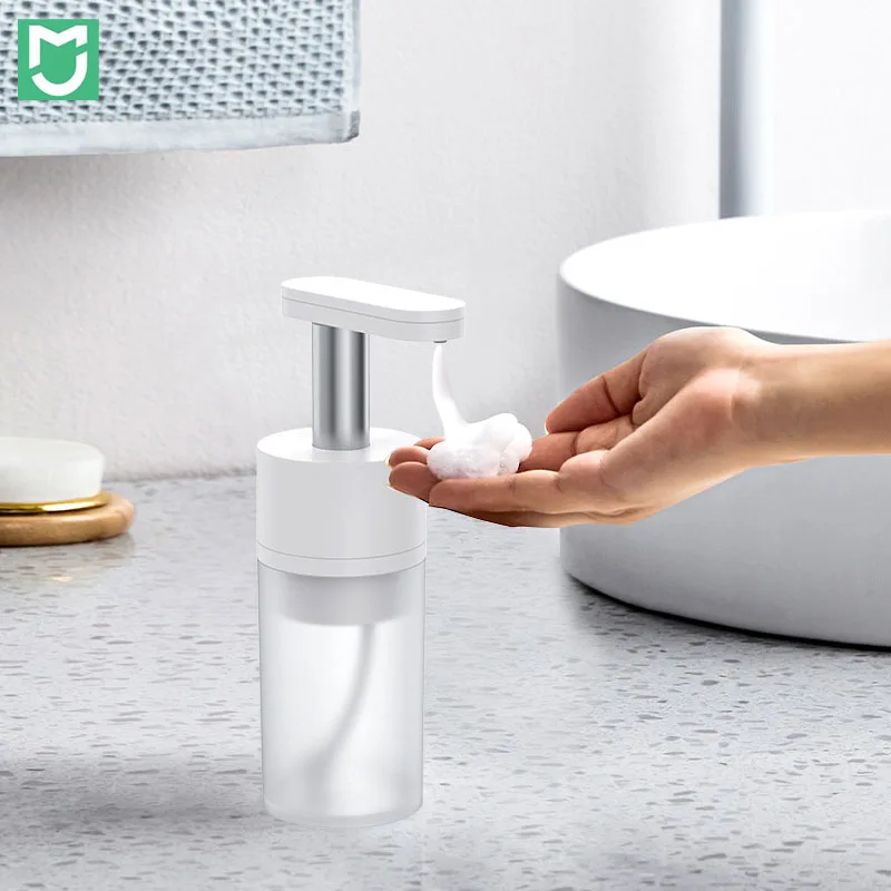 

Mijia Automatic Soap Dispenser Foam Hand Sanitizer Dispenser 350ML USB Rechargeable Smart Sensing Soap Dispenser for Bathroom