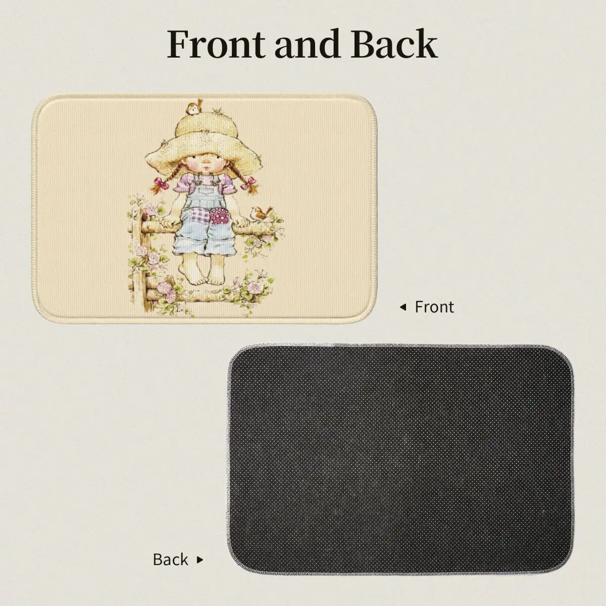 Сара Кей - Сидя на ограждении Коврики для унитаза ванной Коврик ПВХ