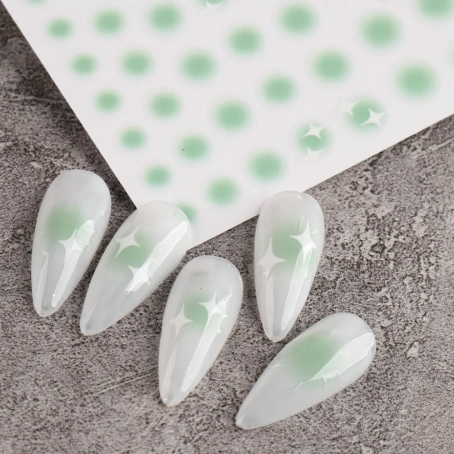 

VISIBLE Flower Plants Nail Art Sticker Spring Floral 3D Leaves Adhesive Transfer Decals Slider Manicure Accessories Decoration