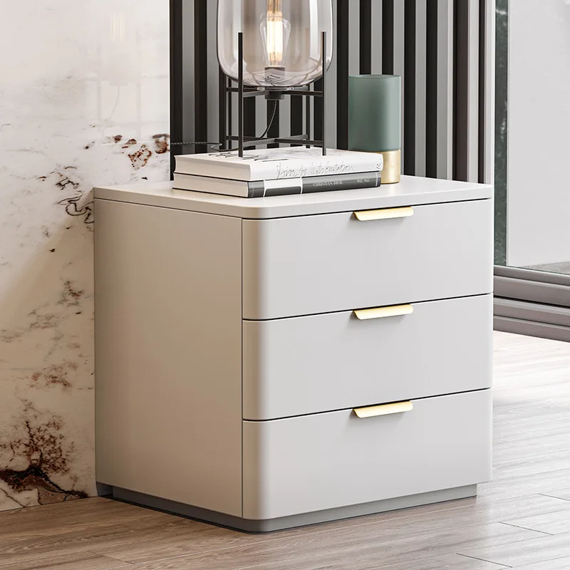 

Modern Nordic Nightstands Wooden Drawer DresserSpace Saving Bedrooms Night Stands Storage Muebles Para El Hogar Nordic Furniture