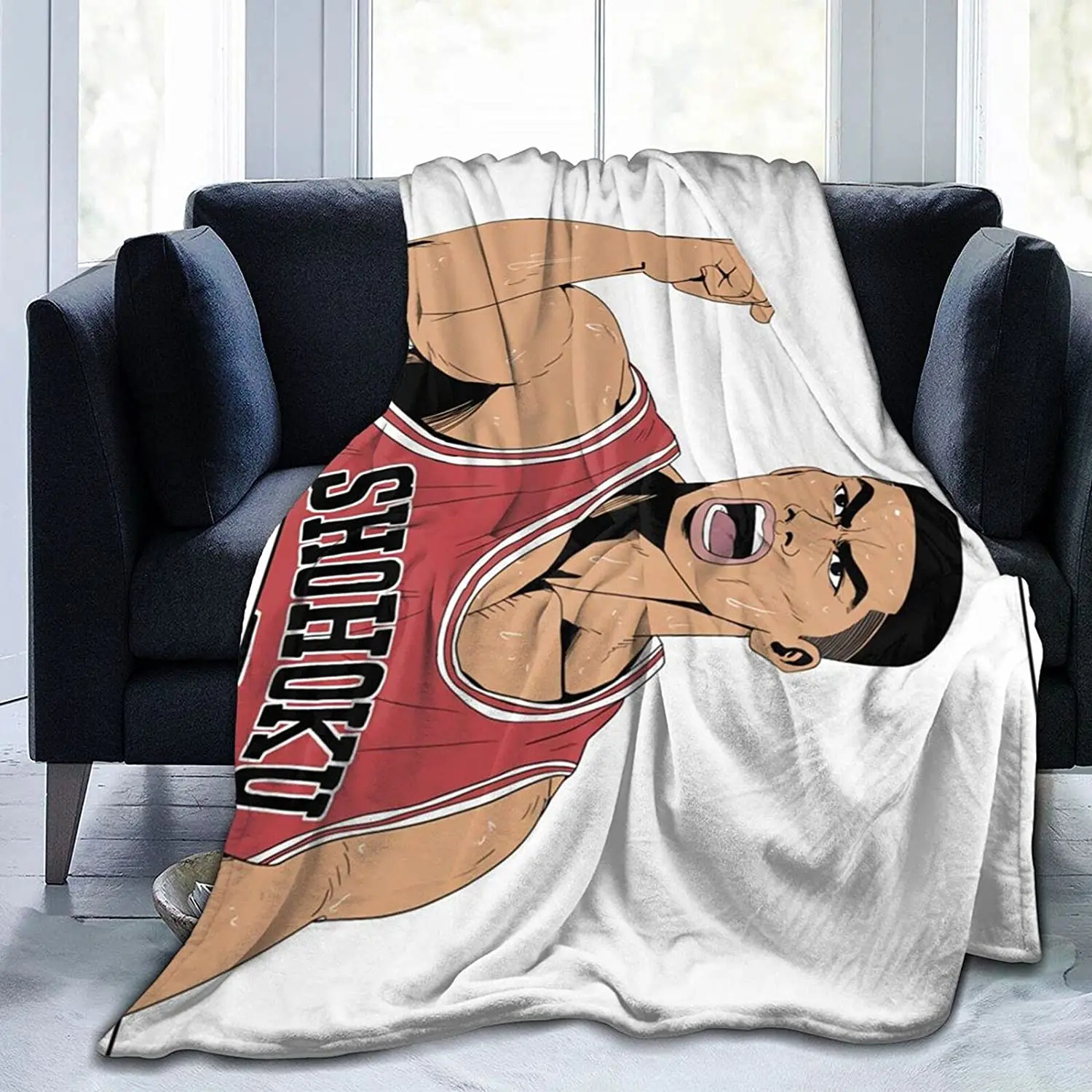 

Akagi Takenori Fluffy Soft and Comfortable Blanket, Anime Warm Embrace of Sympathy