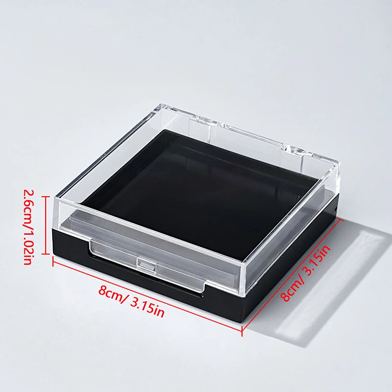 Двухслойная витрина для ногтей прозрачная акриловая хранения