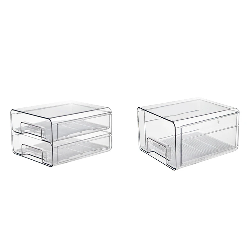 

Plastic Fruit Vegetable Storage With Drainer Fridge Organizer Keep Fresh Food Container