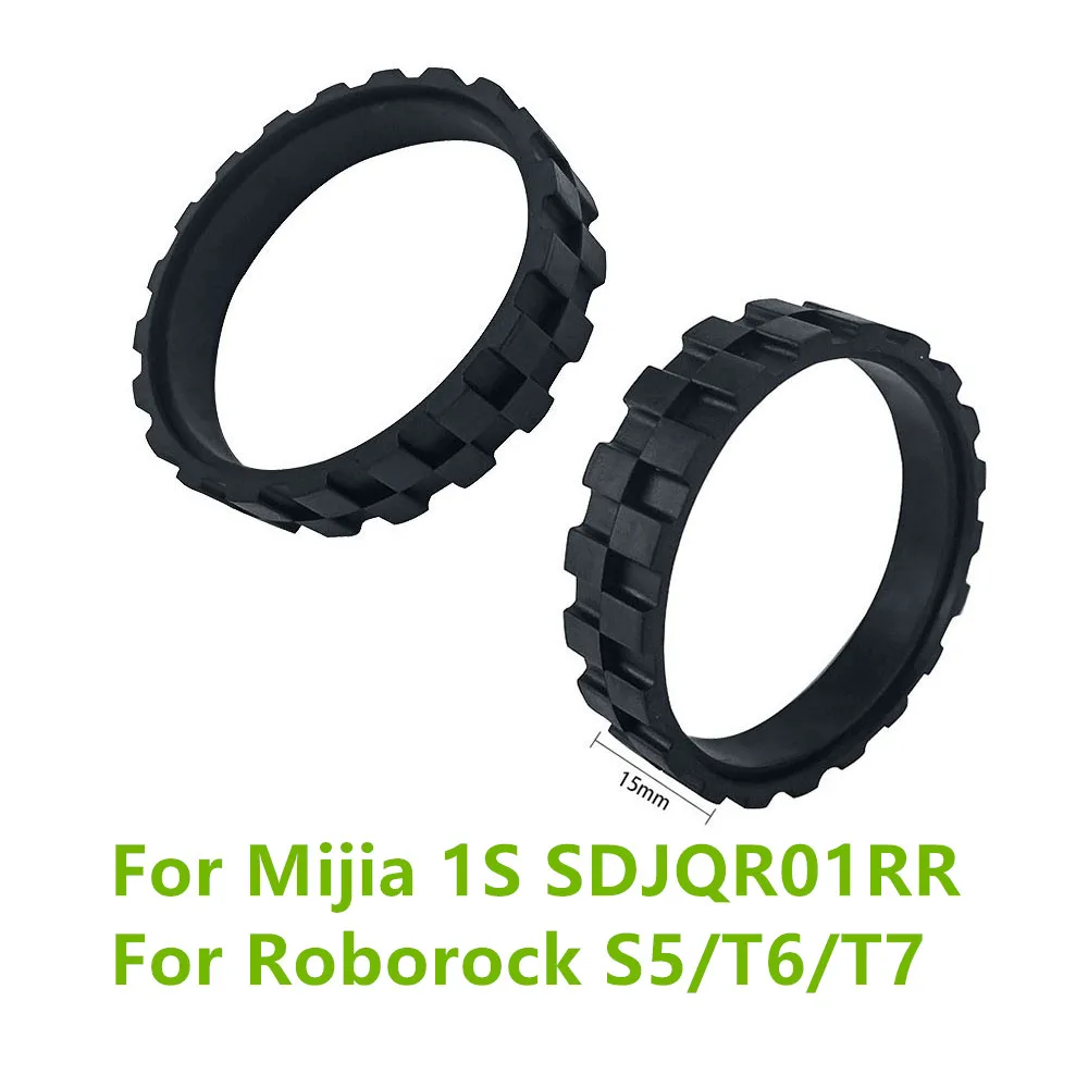 

Wheel Tires For Mijia 1S SDJQR01RR For Roborock S5/T6/T7 Robot Vacuum Cleaner Wheels Anti-Slip