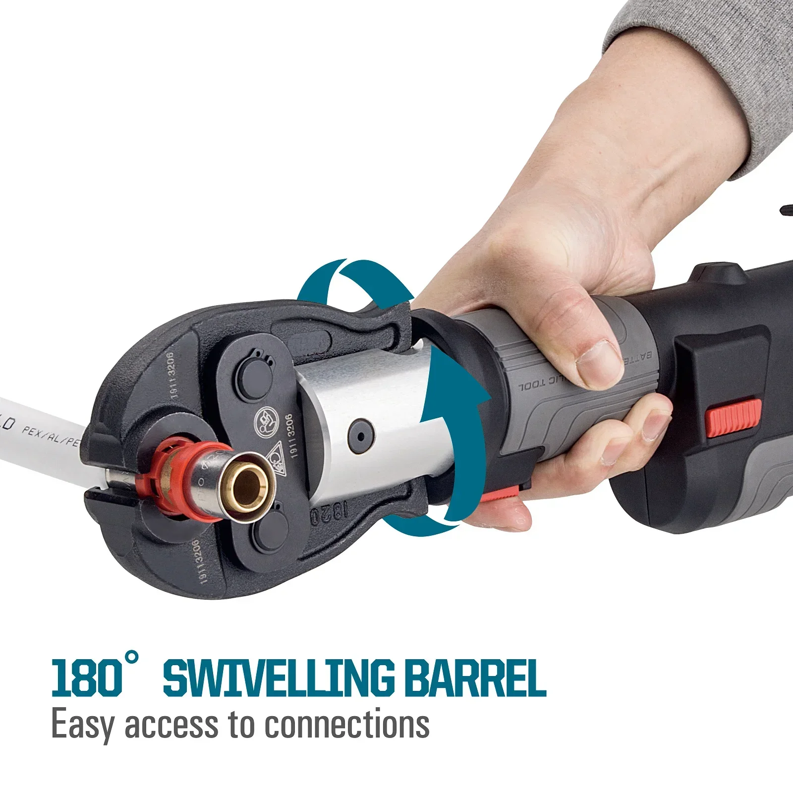 ZUPPER Tool PZ-1930 Гидравлический кабель с батарейным питанием Пресс на трубопровод