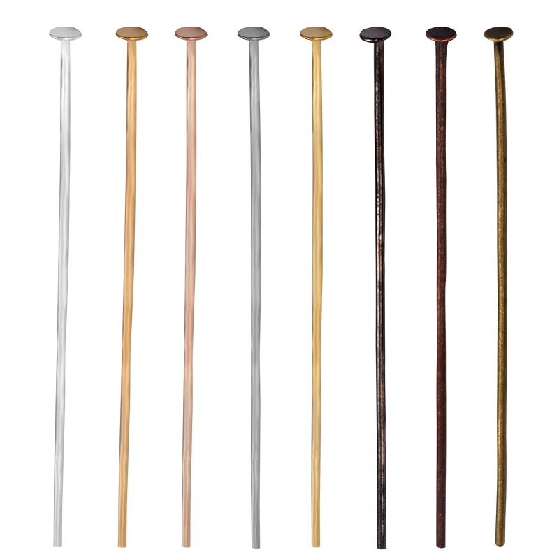 100 шт. Т-образные металлические плоские головки 0 7 мм