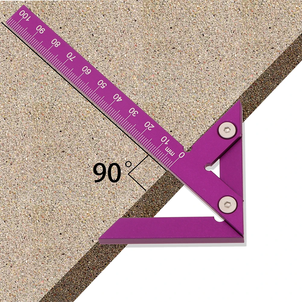 Треугольная линейка чертилка деревообрабатывающий комбинированный инструмент