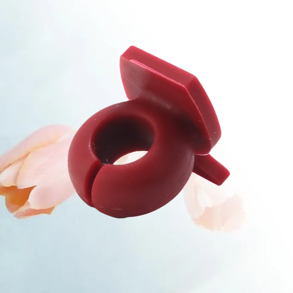 

8 pcs Champagne Glass Charms Glass Tags Silicone Glass Cup Marker Charms for Stemless Glasses Silicone Drink Tag