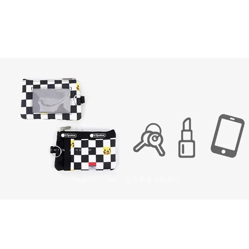 Lesportsacs Snoopy Bag 13*8 см мультфильм Hello Kitty Микки Маус ключ нулевой кошелек 2437 тканевая