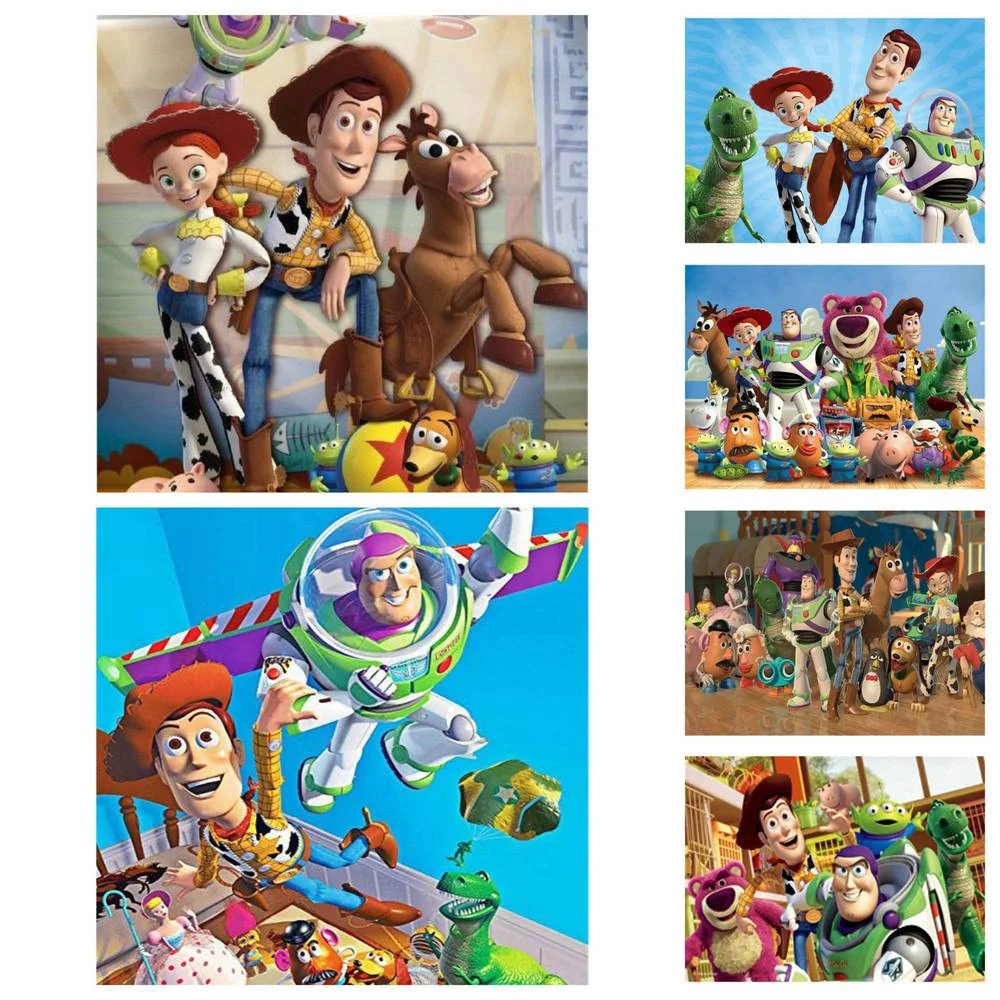 

Disney 5D DIY Diamond Painting Cross Stitch Set Cartoon Toy Story Manual Gifts Children's Room Home Wall Art Decoration