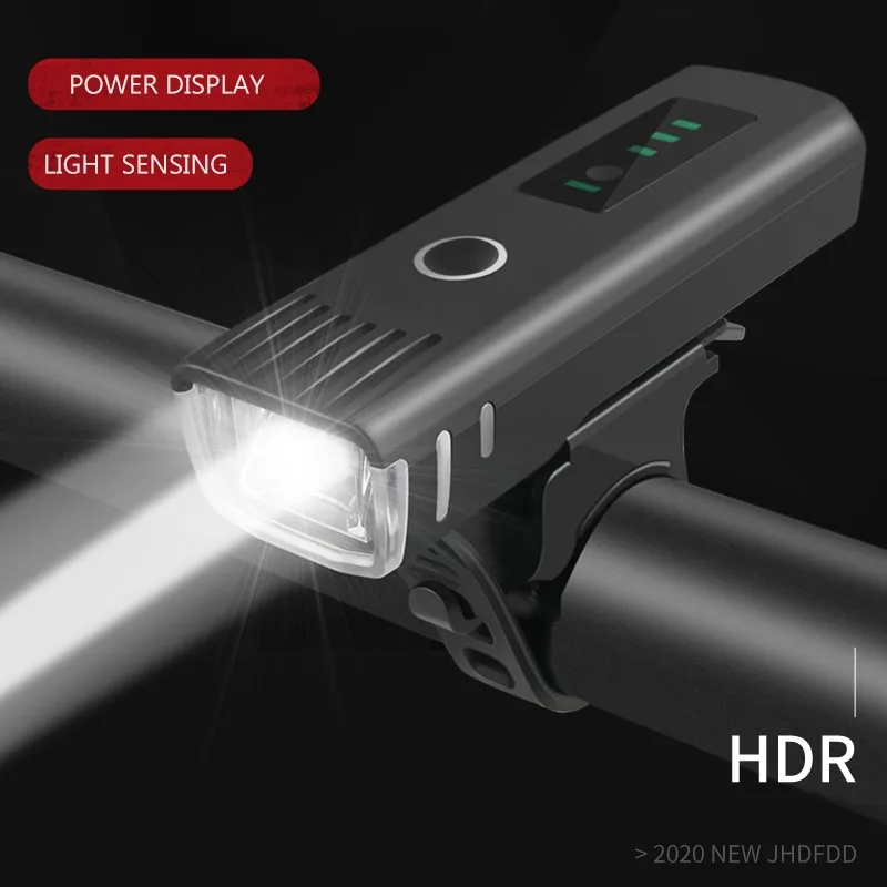 

Smart Induction Bike Light Front Lamp USB Rechargeable LED Flashlight 1500mAh Bicycle Light Waterproof Headlight Bike Accessorie