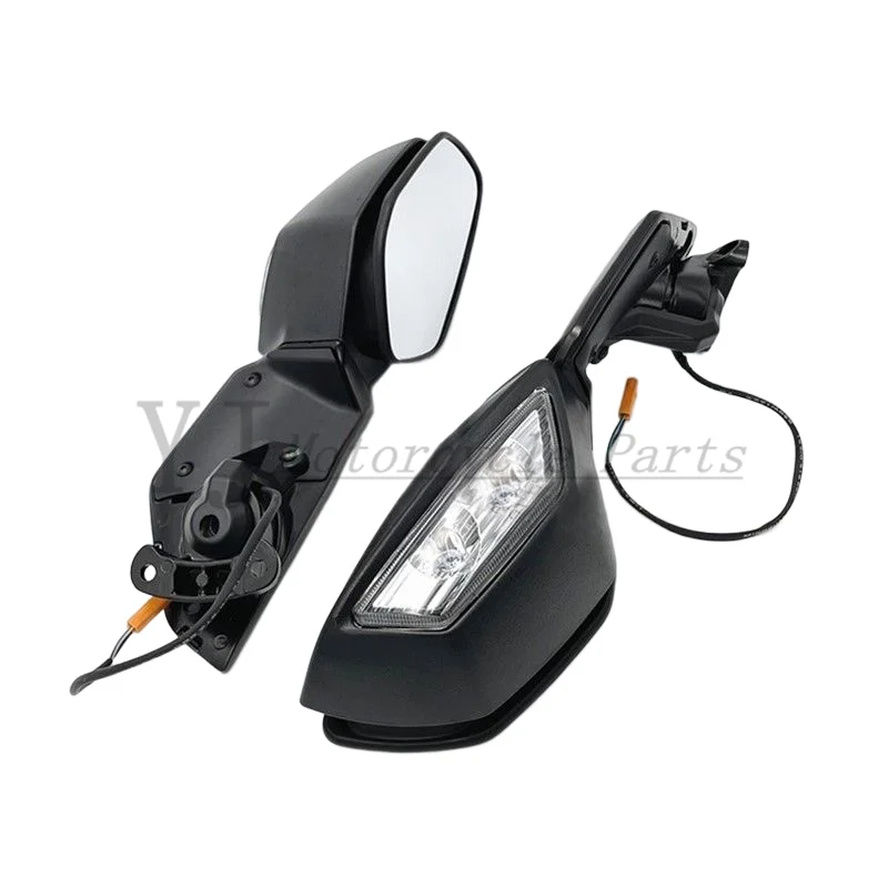 

Fit For Kawasaki H2 NINJA 400 ZX-4R LED Turn Signal Rearview Mirror