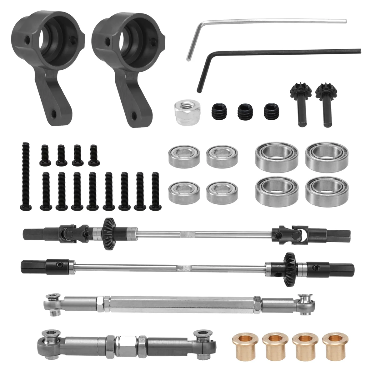 Обновленная стальная шестерня моста мост Шестерня рулевая чаша комплект для MN D90