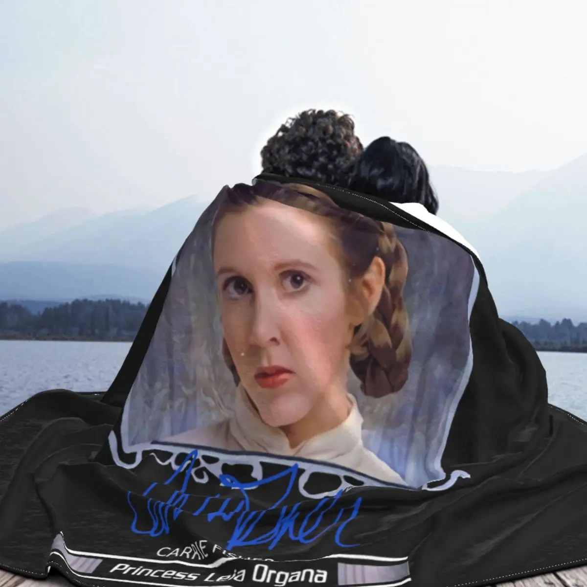 Carrie Fisher 2015 Masterwork Auto 10 принцесса Лея Органа размер S5Xl новый дизайн с принтом