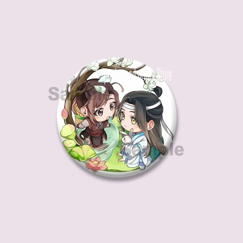 

Булавки с героями мультфильмов Lan Wangji Wei Wuxian Mo Dao Zu Shi