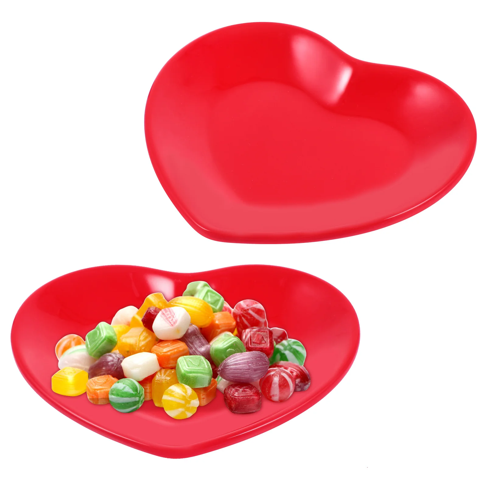 

Plates Tray Serving Dessert Heart Snack Dish Bread Dishes Trays Plate Fruit Salad Melamine Shaped Day Dinner Cake Severing Party