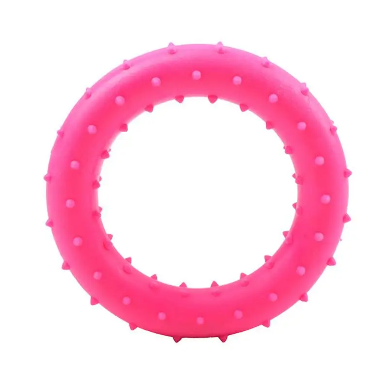 

2/4/5PCS Tpr Anti-bite Bite Ring Toy Grind Teeth Thorn Circle Pet Toy Aggressive Chewing Dog Toys Pet Accessories Diameter 8cm