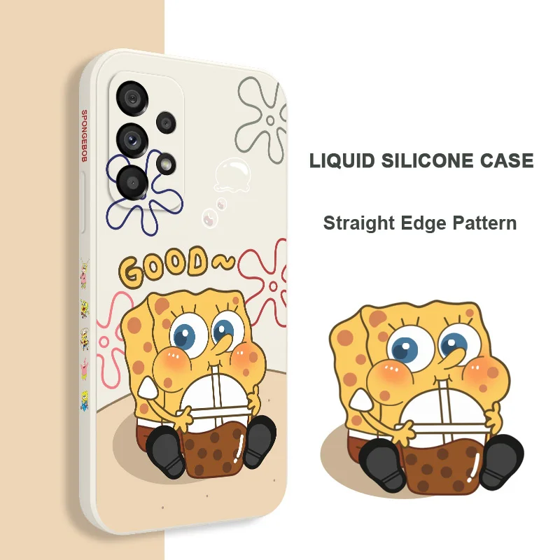 Milk Tea Baby Phone Case For Samsung A54 A34 A24 A14 A73 A53 A33 A23 A13 A03S A04 A04S A72 A52 A52S A32 A22 A12 A71 A51 4G 5G