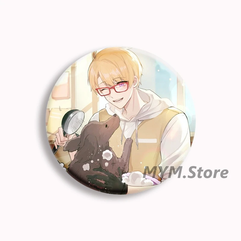 Аниме игра Mystic Messenger кнопка булавка Yoosung Zenny 707 Jumin Saeran брошь значок сумка Декор аксессуары для фанатов коллекционные подарки (art.: 3920cd65935fb) - 3920cd65935fb