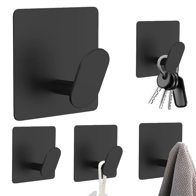 1 / 4 вязкие стенные крючки нержавеющая сталь туалетные кухонные полотенца куртки