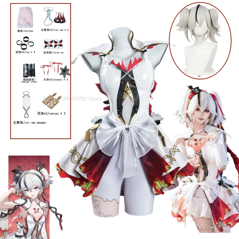 Камелия Косплей Костюм Игра Wuthering Waves Chun Sweet Uniform Платье Полный комплект с