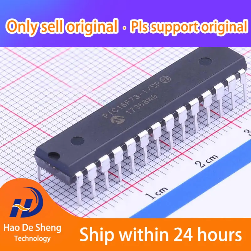 

10 шт./партия Φ/SP PIC16F73 DIP28 новая Оригинальная фотография