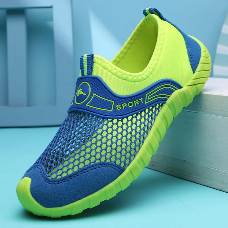 

Children Shoes 2022 Summer Sports Non-slip Fashion Mesh Kid Sneakers Light Outdoor Boy Girl Tenis Breathable Child Casual Shoes