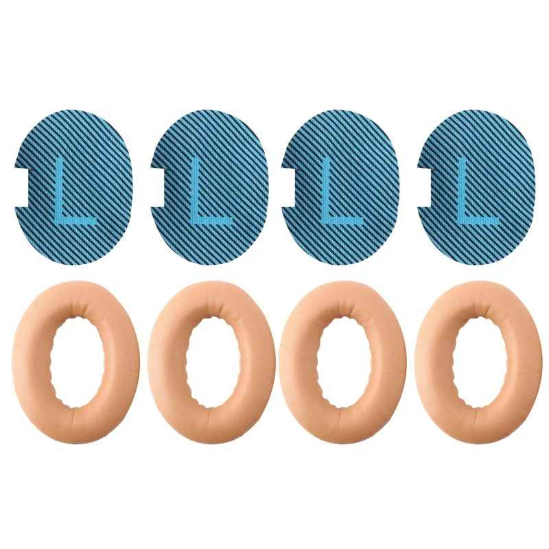 

JABS 4X Ear Pad Foam Ear Pad Memory Foam For BOSE Quietcomfort15 QC2 QC15 QC25 QC35 AE2, AE2I, Khaki&Blue
