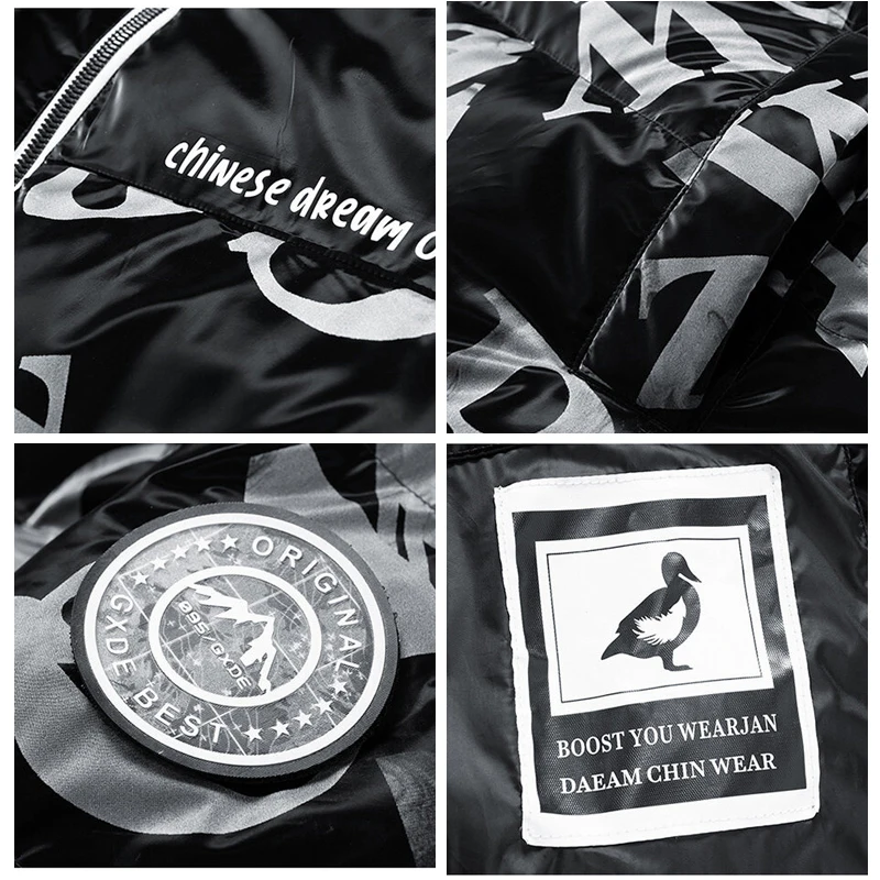 2022 New Brand Men's Winter Jacket Fashion Casual Parkas Male Cotton Trench Heated Windproof Thick Warm Jackets Coats Parka Men