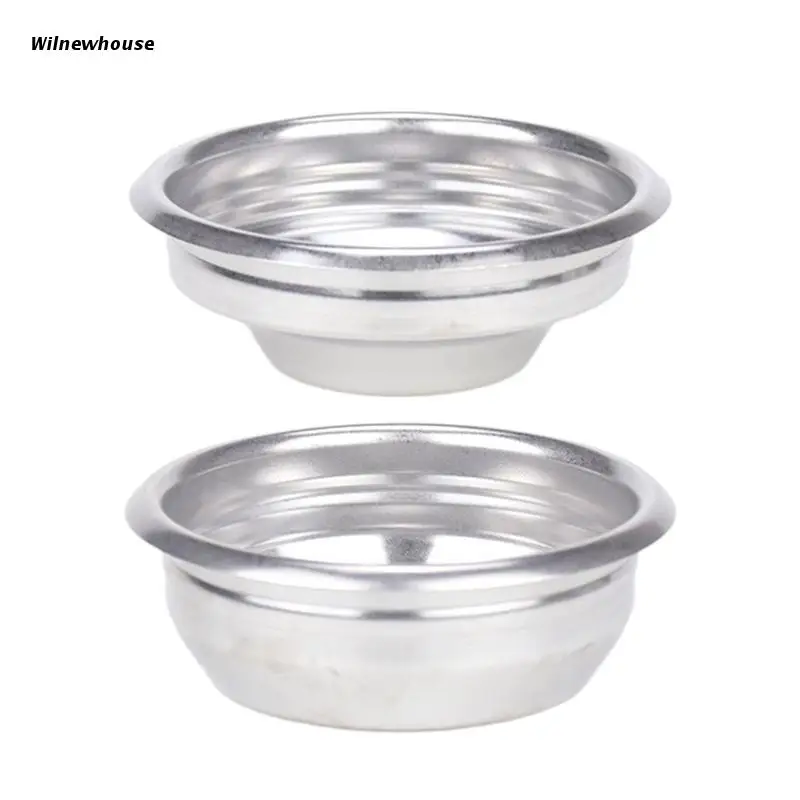 

F63A 58 мм 1/2 чашек фильтр сменная корзина для кофемашины без дна портативная Кофеварка Запчасти для кофемашины эспрессо