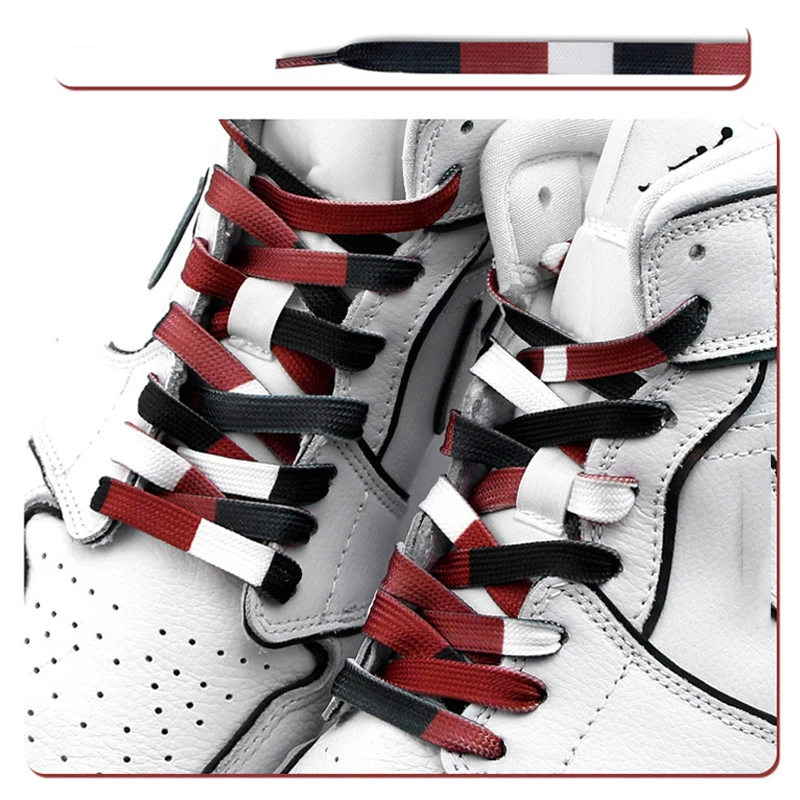 Colorful Shoe Laces For Tennis Flat Splicing Shoelaces For Sneakers Rainbow High Sports Shoelace Women Man Shoestrings