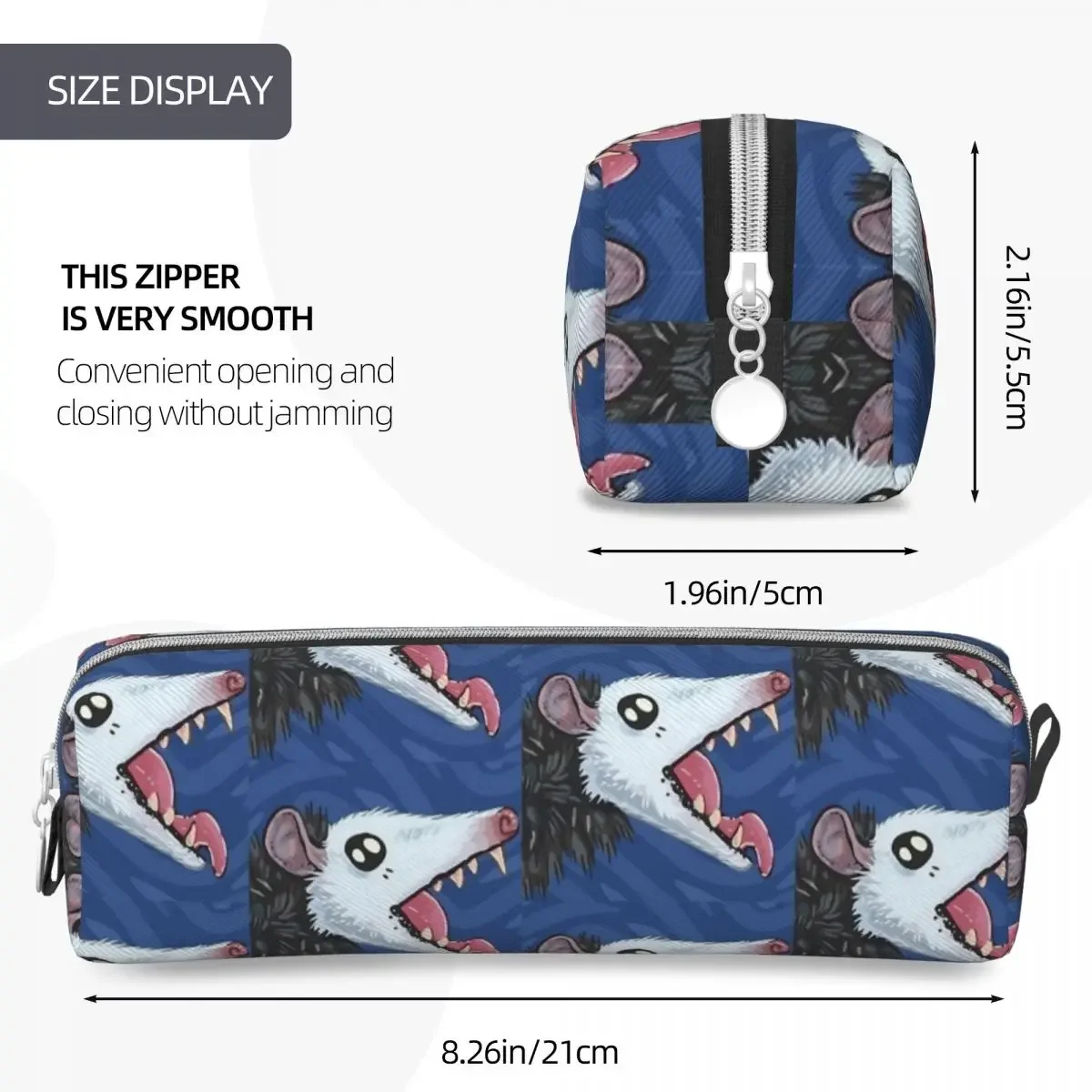 Чехол для ручек и карандашей с надписью WHY HE SCREM Opossum Possum чехол Fun большие школьные