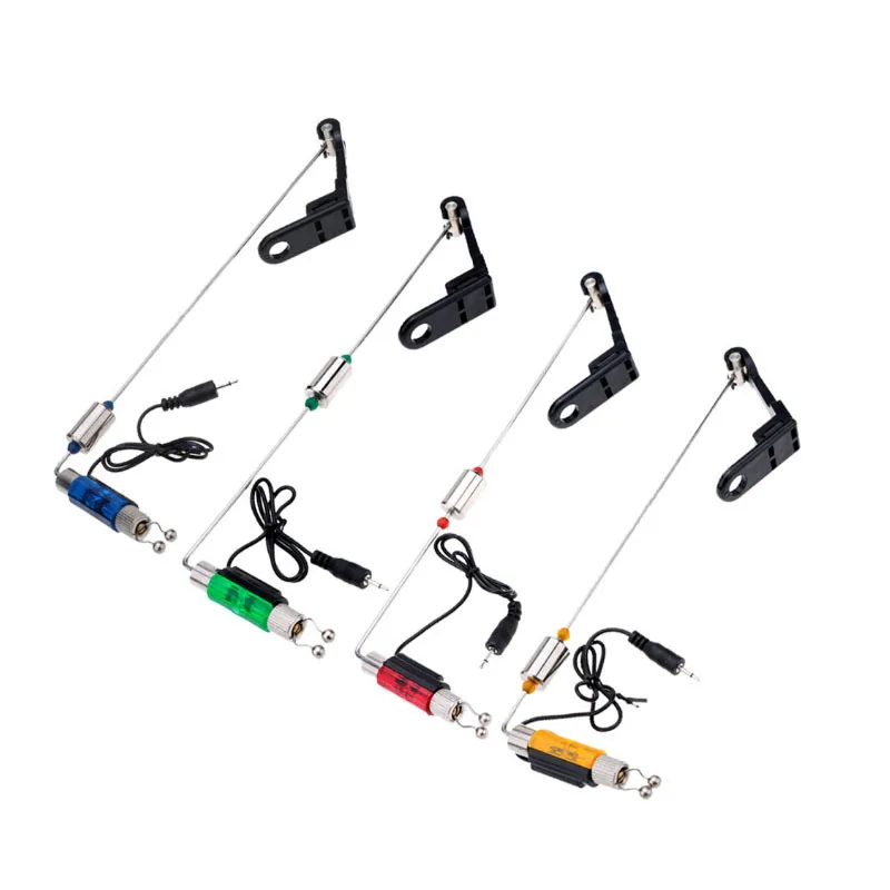 Y181 рыболовная сигнализация Lat-Clamped твердая штанга Flash Rocker JY-SW-2 Европейская карповая рыболовная сигнализация компоненты четыре цвета на выбор
