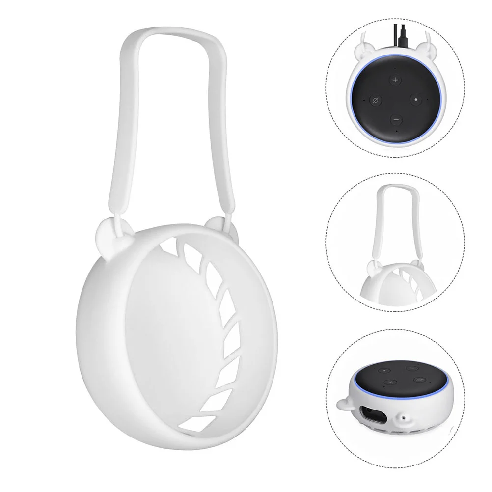 

Speaker Case Cover Silicone Cases Holder Wall Mounted Protective Smart Speakers Wireless