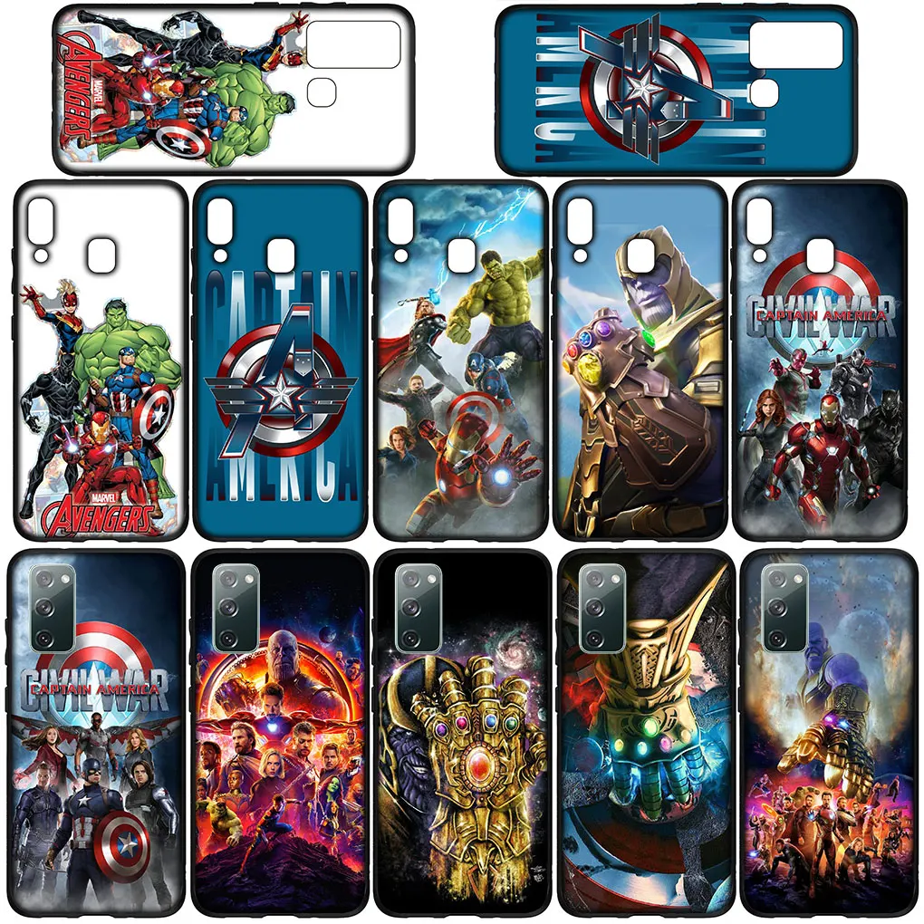 Marvel Avengers Endgame Superhero Thanos Cover for Xiaomi Redmi Note 11 10 9 8 Pro 9S 10S 11S 9A 9C NFC 9T 10A 10C 8A Case