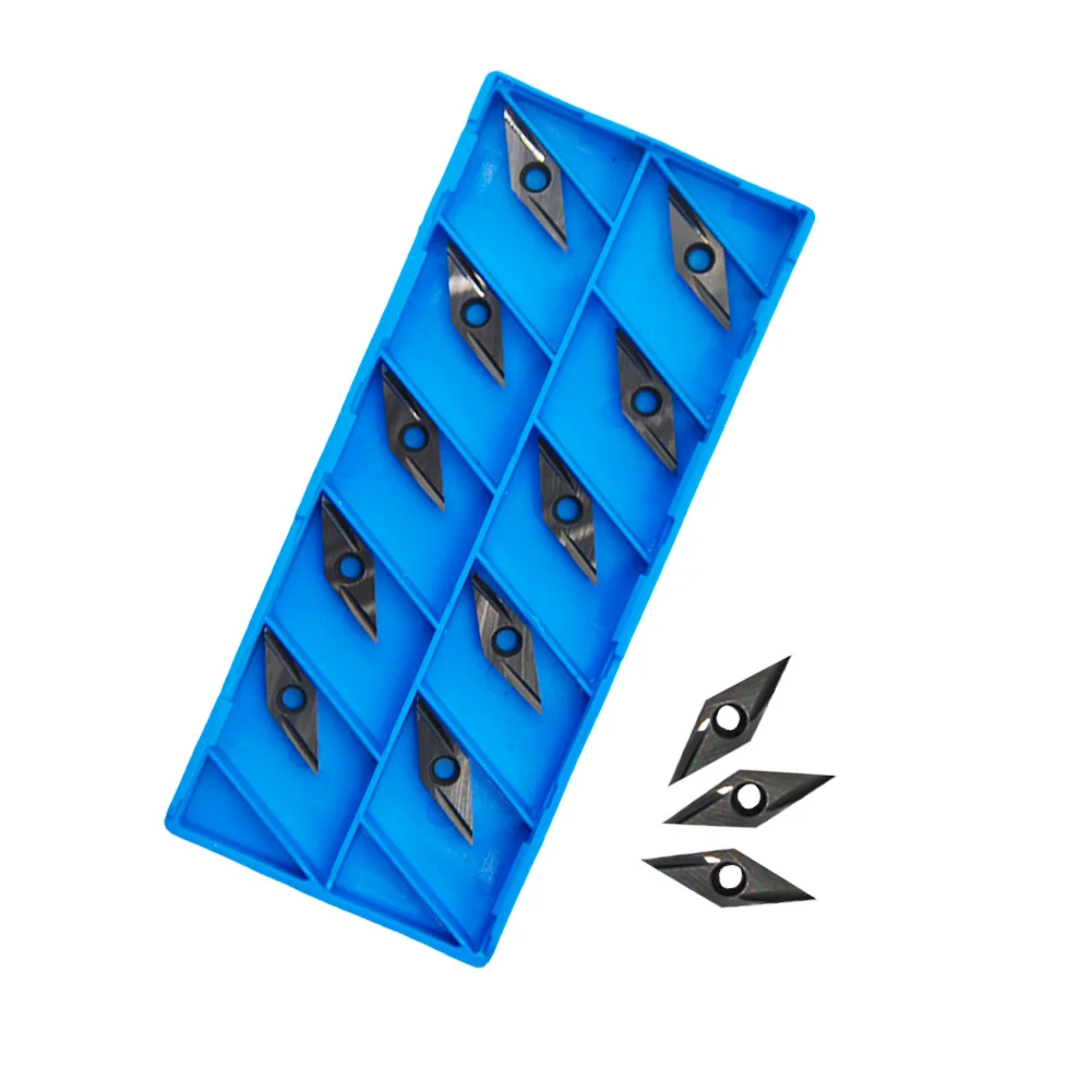 10 шт. ромбовидная Поворотная вставка инструменты для обработки кутикулы с ЧПУ