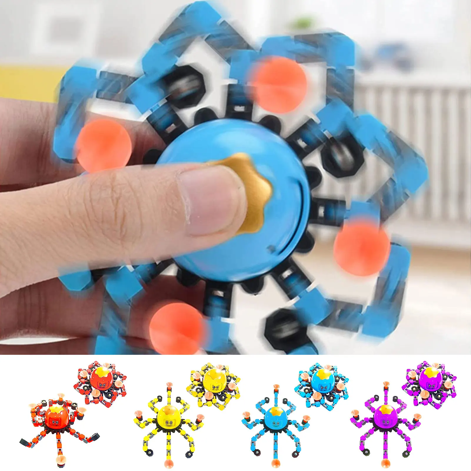 

Spinning Top Focus Toy Transformable Fingertip Toys Mechanical Spiral Toys Fingertip Toy For Children Kids Boys And Girls