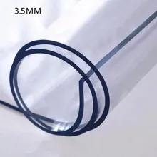 부드러운 유리 테이블 천, 부드러운 PVC 투명 식탁보, 방수 직사각형 테이블 커버 패드, 주방 내유성 테이블 매트