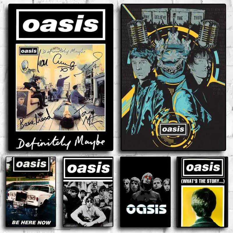 

Hot Band O-Oasis POSTER Poster Wall Pictures For Living Room Fall Decor