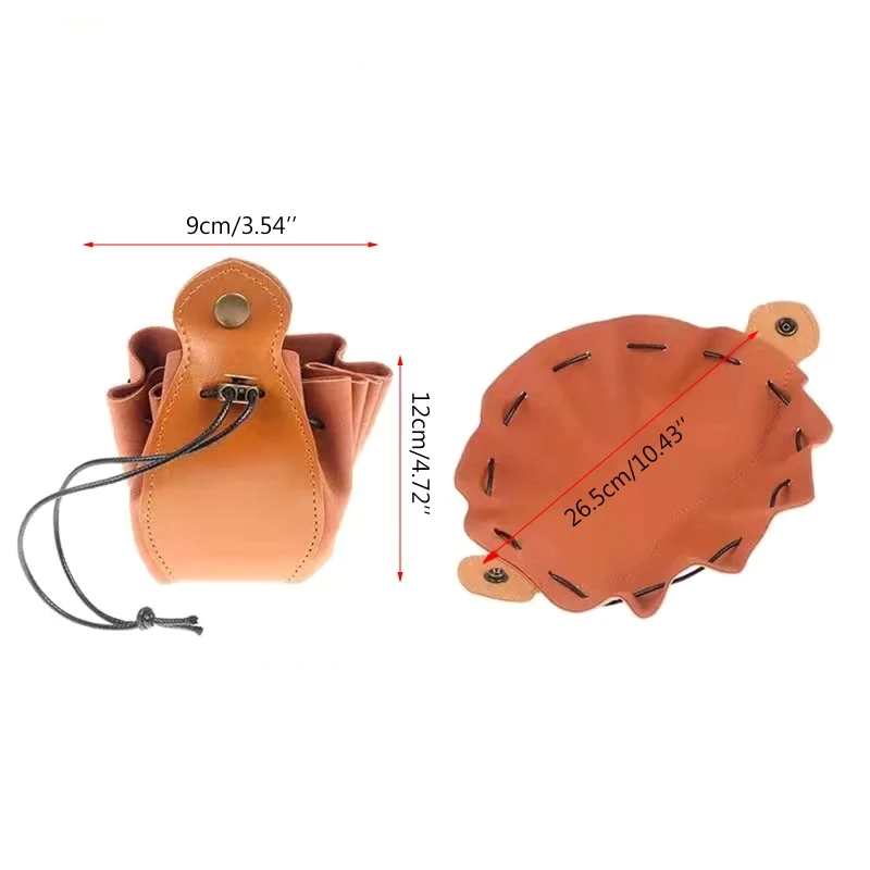 

Leather Dice Bag Tray Design Cute Drawstring Pouch for Roleplaying Gift Ideas Coin Purse Dice Storage Bags Board Games N58B