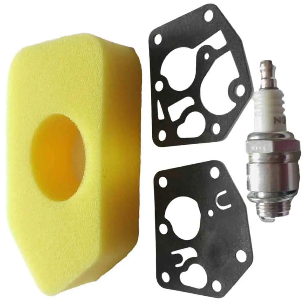 

Lawn Mower Service Kits Suitable For Classic And Sprin EEngines Service Kit Filter Cotton Primer Bulb Sparks Plug Spacers