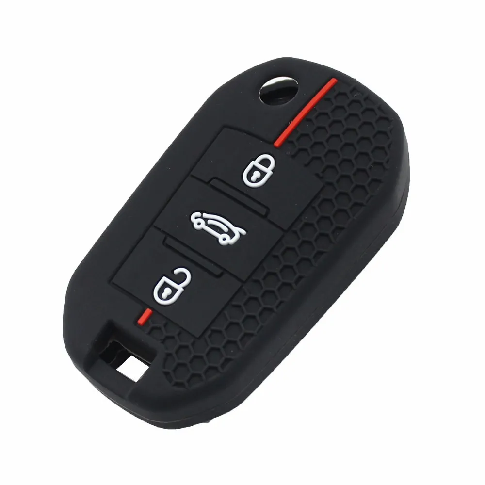 

Силиконовый автомобильный брелок для Opel Corsa D E F Mokka 2024 Grandland X Cap Combo для Citroen C5 Aircross C4 Cactus C4x X7 Держатель
