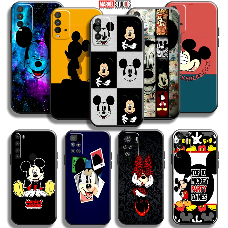 

Mickey Minnie Mouse Piuto For Xiaomi Redmi Note 10 5G 10S 10T 9 9S 9T 8 8T Pro Redmi 10 9 9AT 9T 9C 8 8A Phone Case Coque TPU