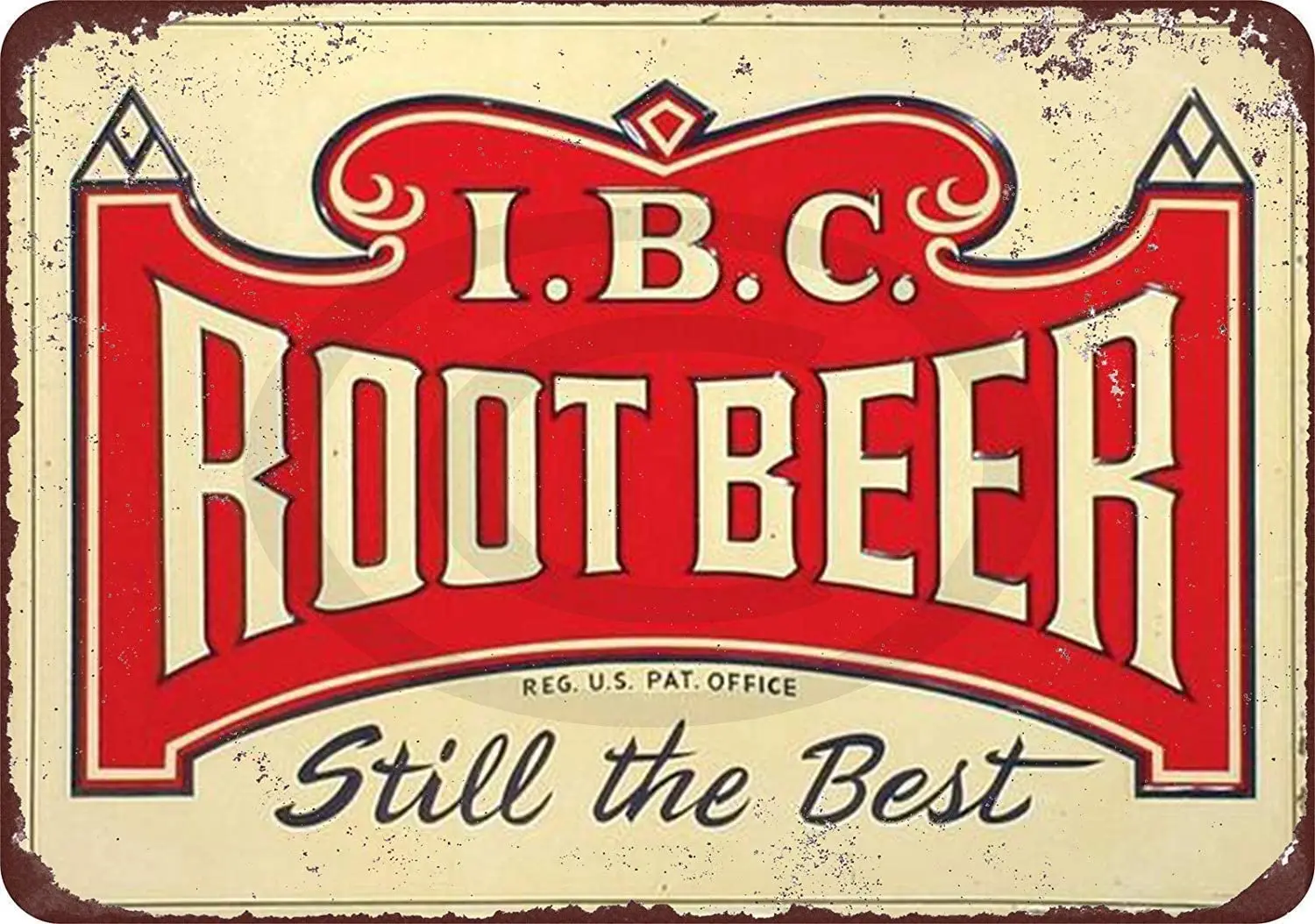 

Letrero decorativo de pared de MAIYUAN IBC Root Beer Still The Best Rustic Vintage Look de aluminio de 7.9 x 11.8 in (BBM4064)