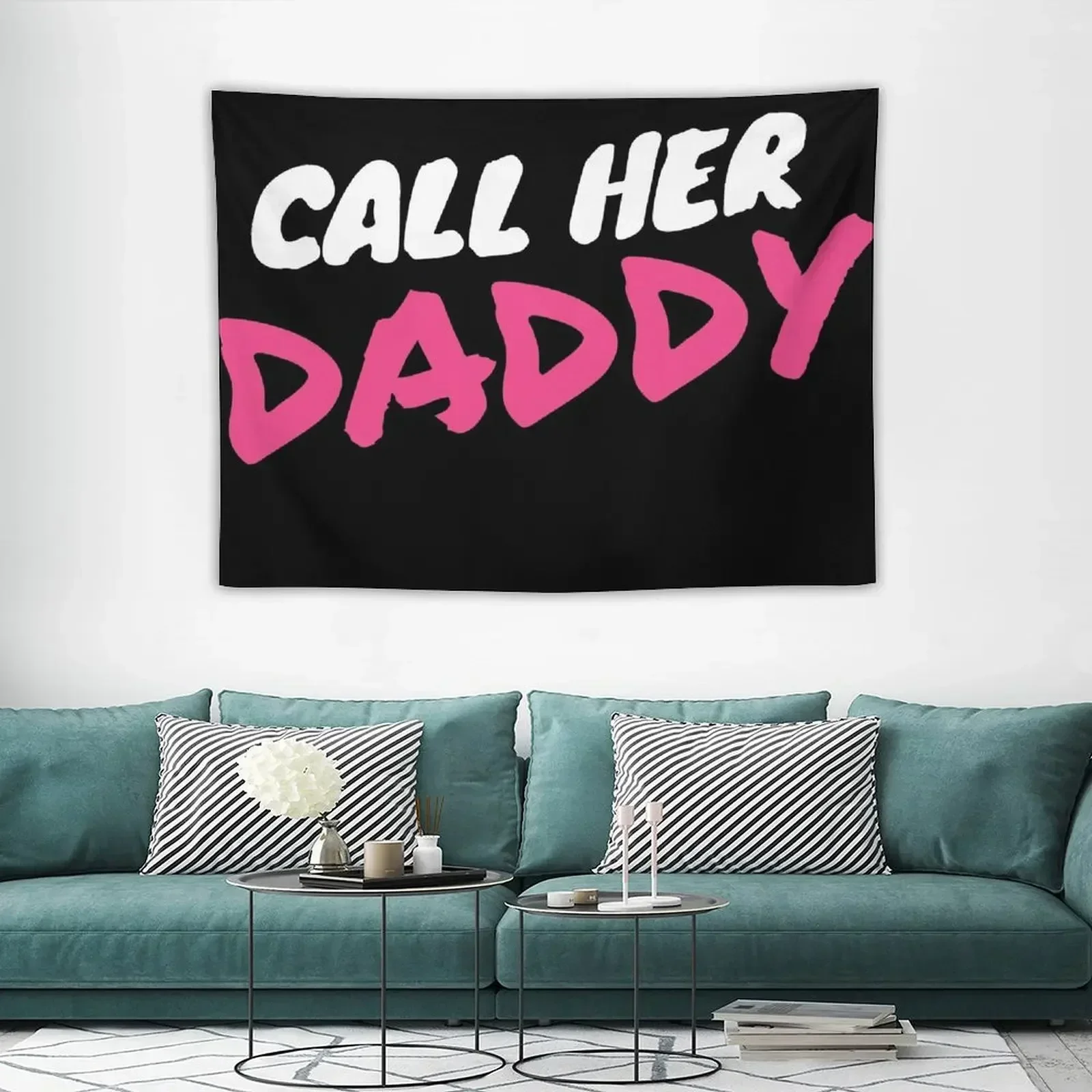 Гобелен Call Her Daddy украшение дома вещи для украшения комнаты гобелен